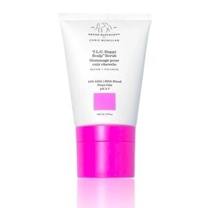 Drunk Elephant T.L.C. Happi Scalp Scrub
180 ml 6 fl oz PH 3.7 10% AHA BHA Blend